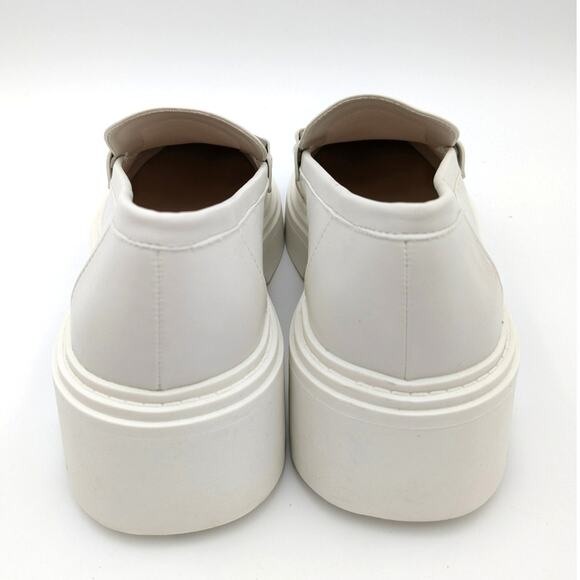 Aldo Miska Chunky Loafers Women's White/silver size US10 EU41 - Picture 4 of 15